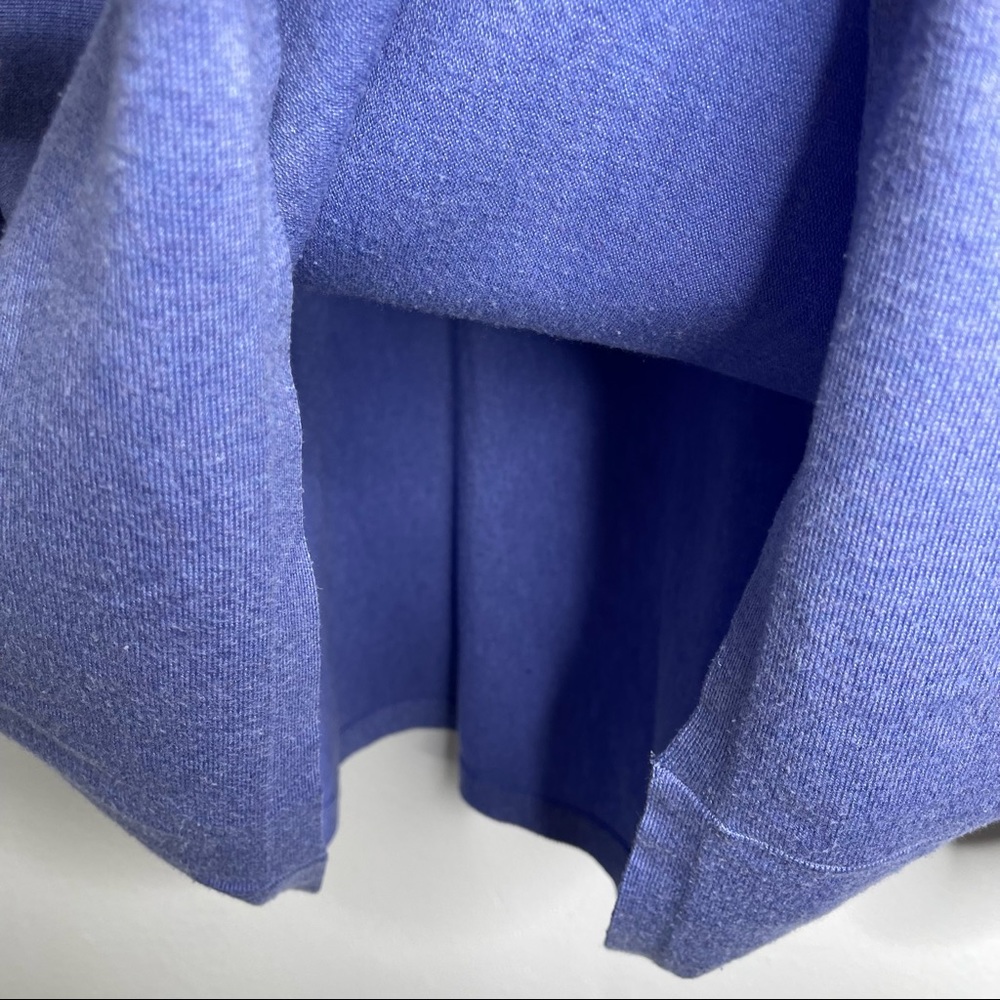 Eileen Fisher Periwinkle Lightweight Cozy Tencel Boxy Sweater Size L Petite - Picture 10 of 14